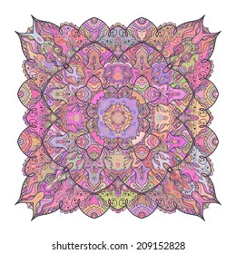 Vintage vector hand-drawn background