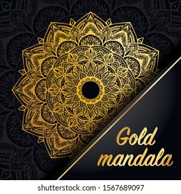Vintage vector handmade round mandala elements. Luxury festive background. Postcards or invitations with a mandala pattern. Islamic, Arab, Indian, Turkish, Ottoman, Pakistani ornaments