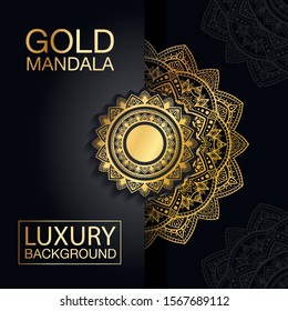 Vintage vector handmade round mandala elements. Luxury festive background. Postcards or invitations with a mandala pattern. Islamic, Arab, Indian, Turkish, Ottoman, Pakistani ornaments