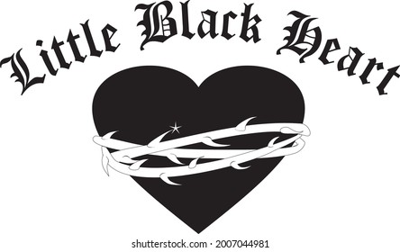 vintage vector illustration with heart