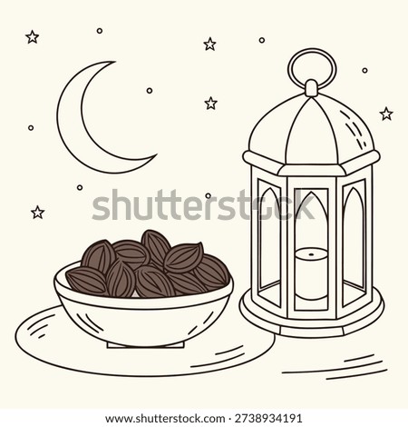 Vintage vector illustration set of coffee cup icons with cake and chocolate in cartoon style for cafe or restaurant design