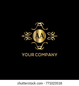 Vintage vector logo design template. Luxury monogram. Graphic design linear ornament