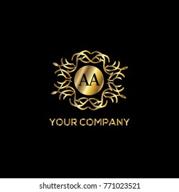 Vintage vector logo design template. Luxury monogram. Graphic design linear ornament