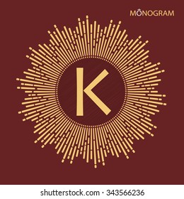 Vintage Vector Monogram.
Elegant Emblem Logo For Restaurants, Hotels, Bars And Boutiques. It Can Be Used To Design Business Cards, Invitations, Booklets And Brochures.
