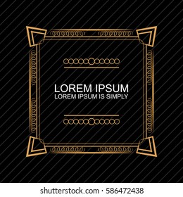 Vintage vector monogram. Elegant emblem logo for wedding, restaurants, hotels, bars and boutiques. It can be used to design business cards, invitations, booklets and brochures