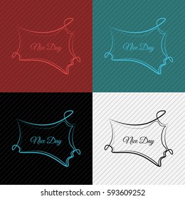 Vintage vector monogram. Elegant emblem logo for wedding, restaurants, hotels, bars and boutiques. It can be used to design business cards, invitations, booklets and brochures