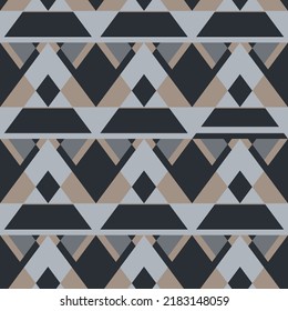 Vintage vector mosaic seamless texture
