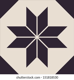 Vintage vector ornament