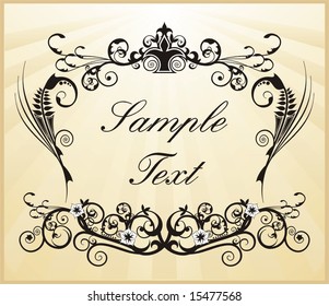 Vintage Vector Ornament