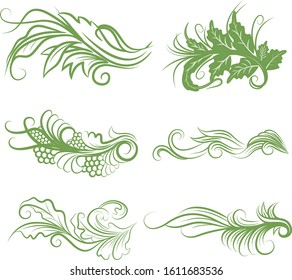 Vintage vector Ornament for invitations 