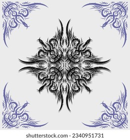 Vintage vector ornaments can be used for frames or great for backgrounds with floral patterns, modern floral grass is great in gold or other colors and applied in 3D.