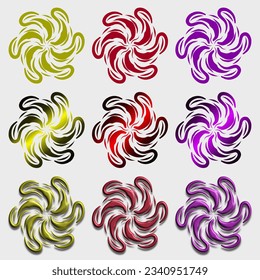 Vintage vector ornaments can be used for frames or great for backgrounds with floral patterns, modern floral grass is great in gold or other colors and applied in 3D.