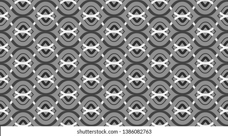 Vintage vector pattern.  Delicate beautiful ornament.  Color mosaic shapes background.  Seamless vector pattern. 