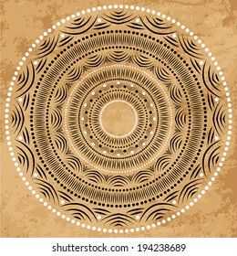 Vintage vector pattern. Hand drawn abstract background. Decorative retro banner. Can be used for banner, invitation, wedding card and others. Royal vector design element.