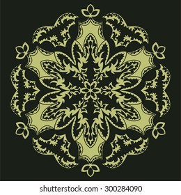 Vintage vector pattern. Hand drawn abstract background. Decorative retro banner. Can be used for banner, invitation, wedding card, scrapbooking and others. Royal vector design element.