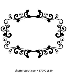 Vintage vector pattern. Hand drawn abstract background. Decorative retro banner. Can be used for banner, invitation, wedding card, Royal vector design element.