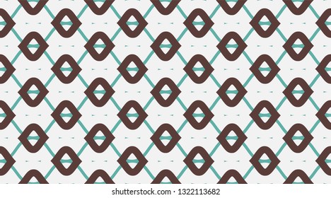 Vintage vector pattern.  Retro fabric texture wallpaper.  Repeating tile interior design background.  Seamless vector pattern. 