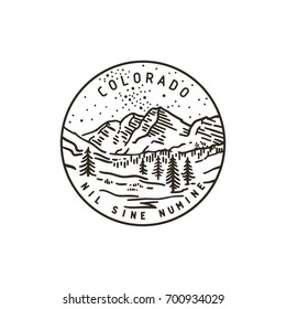 Colorado Mountains Stock Illustrations Images Vectors