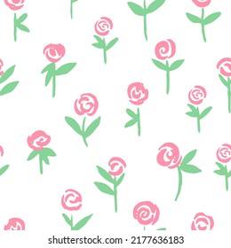 Vectorial vintage, sin fisuras, de estilo rústico floral. Estilo popular.