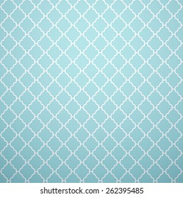Vintage vector seamless pattern. Endless texture for wallpaper, fill, web page background, surface texture. Monochrome geometric ornament. Blue and white shabby pastel colors.