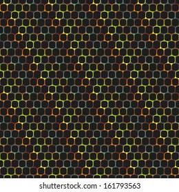 Vintage vector seamless texture with small geometric shapes. Retro pattern