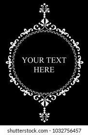 Vintage vector Set. Floral elements for design of monograms, invitations, frames, menus, labels and websites. Graphic elements for design of catalogs and brochures of cafes, boutiques