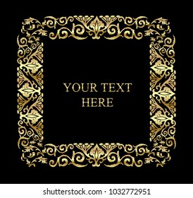 Vintage vector Set. Floral elements for design of monograms, invitations, frames, menus, labels and websites. Graphic elements 