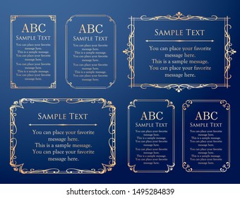 Conjunto vectorial Vintage. Elementos florales para el diseño de monogramas, invitaciones, marcos, menús, etiquetas y sitios web. Elementos gráficos para el diseño de catálogos y folletos de cafés, boutiques