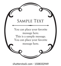 Vintage vector Set. Floral elements for design of monograms, invitations, frames, menus, labels and websites. Graphic elements for design of catalogs and brochures of cafes, boutiques
