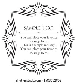 Vintage vector Set. Floral elements for design of monograms, invitations, frames, menus, labels and websites. Graphic elements for design of catalogs and brochures of cafes, boutiques
