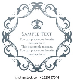 Vintage vector Set. Floral elements for design of monograms, invitations, frames, menus, labels and websites. Graphic elements for design of catalogs and brochures of cafes, boutiques