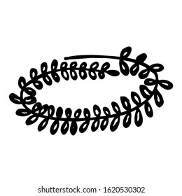 vintage vector set of hand drawn tree branches with leaves and flowers. Spring time, blossom, floral, cute.