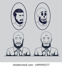 Vintage Vector Style Collection Pack Outline