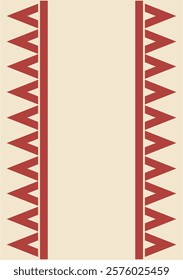 Vintage vector template with geometric shapes design for book cover