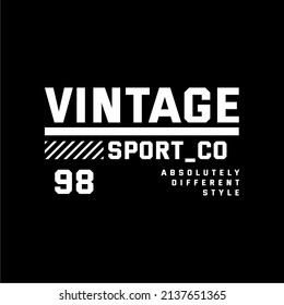 vintage vector typography for t-shirt design. perfect for simple t-shirt design printed