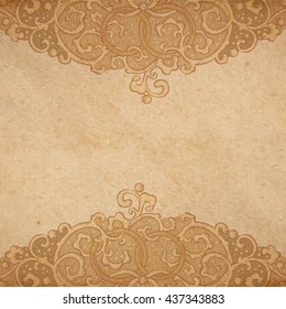 Vintage Vector Wedding Stationery Background Medieval Stock Vector ...