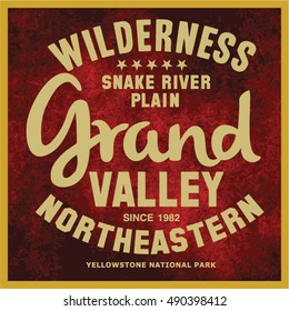 Vintage vector of wilderness and nature exploration - Vintage logos, emblems and design elements. outdoor activity symbols with grunge textures.