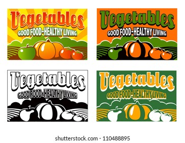 Vintage Vegetable Labels