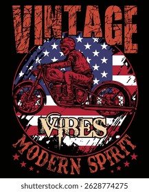 Vintage Vibes Modern Spirit 4 Graphic Design