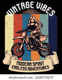 Vintage Vibes Modern Spirit Endless Adventures Graphic Design