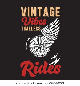 vintage vibes motorcycle t shirt design


