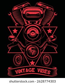 Vintage Vibes Vector Graphic Design