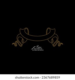 Vintage victorian banner classic vector design free to use