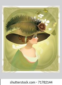 vintage victorian lady