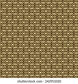 Vintage victorian retro seamless pattern. Vector illustration