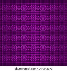 Vintage victorian retro seamless pattern. Vector illustration