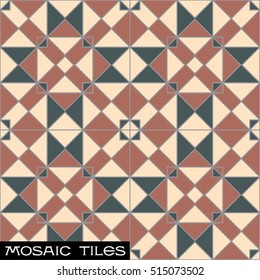 Vintage Victorian Terrace House Floor Tiles