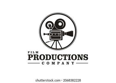 Diseño de logotipos de cámaras de vídeo antiguas para la producción cinematográfica