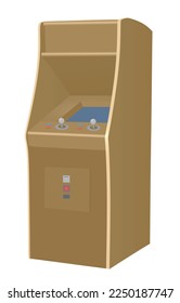 Vintage video game. vector illustration