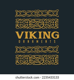 Vintage viking line art ornament vector illustrations for your work logo, merchandise t-shirt, stickers and label designs, poster, greeting cards advertising business company or brands